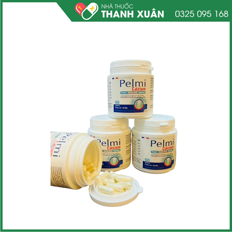 Pelmi Calcium bổ sung Calci, vitamin D cho cơ thể